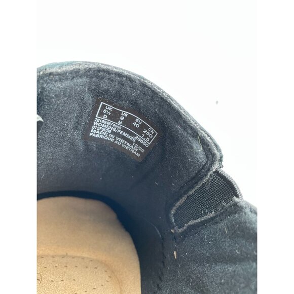 New Clarks Womens Leather Slip-On Comfort Shoes Size 9 Black - Picture 3 of 8